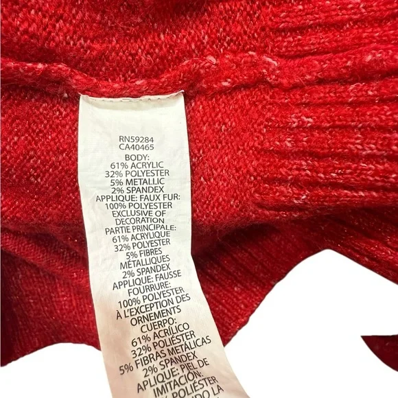 The Children’s Place Ugly Christmas Sweater Child Size Size 14 With Cat - Picture 6 of 8